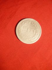 Moneda 5 Lei 1948 aluminiu , cal. Buna foto