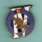INSIGNA EMAILAT ,A IV-A SPARTACHIADA TINERETULUI 1959 , SCHI ,SPORT