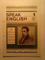 Speak English - Engleza pentru romani - Vol II - Nr.1 - 1991 - Editura Coresi foto