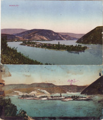 Romania, Ada Kaleh, 5 carti postale,3 circulate,2 necircul,apr 1920-67: Panorama foto