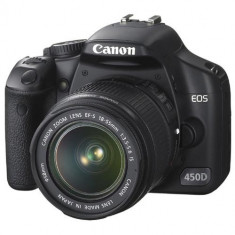 DSLR Canon 450D si obiectiv Tamron 70/300mm foto