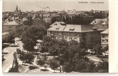 CPI (B2278) TIMISOARA.VEDERE GENERALA, CIRCULATA1962, STAMPILE, TIMBRU foto