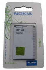 Acumulator Baterie Nokia BP-4L compatibil cu Nokia 6650 Fold 6760 Slide E6 E52 E55 E61i E63 E71 E72 E73 Mode E90 N810 Internet N97 BP-4L NOUA foto