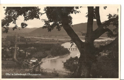 CPI (B2247) OLTUL LA CALIMANESTI, EDITURA MIMOSA, 1937, SCRISA SI NECIRCULATA foto