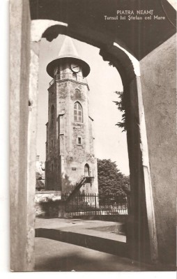 CPI (B2305) PIATRA NEAMT. TURNUL LUI STEFAN CEL MARE, EDITURA MERIDIANE, NECIRCULATA, TIMBRU, RPR foto