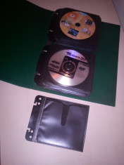Folie protectie CD/DVD marca Microsoft (set 10 bucati) foto
