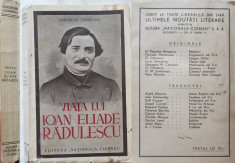 Gheorghe Corneanu , Viata lui Ioan Heliade Radulescu , 1939 , 1 foto