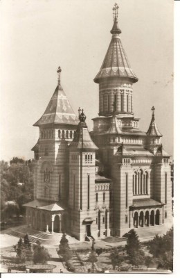 CPI (B2323) TIMISOARA. CATEDRALA MITROPOLIEI BANATULUI, CIRCULATA 1968, STAMPILE, TIMBRU foto