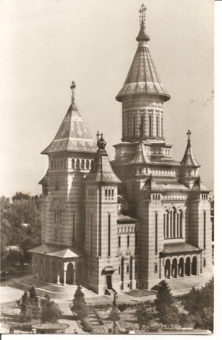 CPI (B2323) TIMISOARA. CATEDRALA MITROPOLIEI BANATULUI, CIRCULATA 1968, STAMPILE, TIMBRU