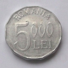 A.F. ROMANIA 5000 LEI 2002 ** foto