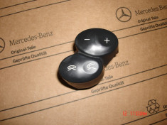 Mercedes CLK W209, CLS W219, E-Class W211, SL W230, 2007, buton comanda volan negru, dreapta, A2308202410 foto