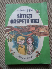 santeti oaspetii mei Viniciu Gafita editura ion creanga carte povesti copii 1984 foto