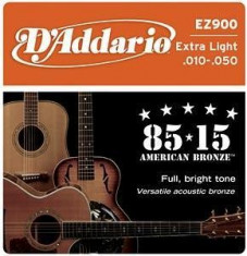 Corzi chitara acustica D&amp;#039;Addario EZ900 Extra Light foto