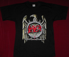 Tricou Slayer - Vultur nazist si Los Angeles S M L ,calitate 180 grame foto