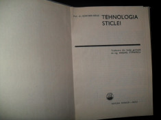 Gunther Nolle- Tehnologia sticlei,1981 foto