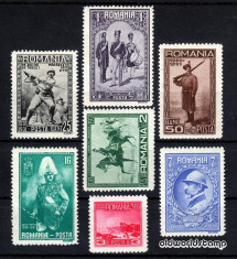 Romania 1931 - Centenarul armatei romane Lp 89 - serie MNH foto