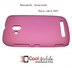Husa plastic Nokia Lumia N610 dream mesh roz foto