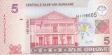 Bancnota Suriname 5 Dolari 2004 - P157 UNC