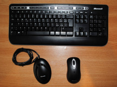 Kit tastatura si mouse wireless - Microsoft Desktop Media 1000 foto