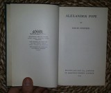 Leslie Stephen (tatal V. Woolf) ALEXANDER POPE Ed. Macmillan 1934 cartonata