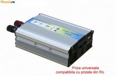 INVERTOR Convector auto 12 V 220 V PUTERE 500 W + PRIZA USB foto
