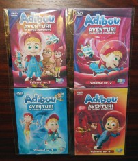 Adibou - Aventuri in corpul omenesc - Colectie 4 DVD-uri Desene Animate Educative Dublate Romana foto