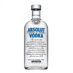 STICLE GOALE ABSOLUT VODKA 0.7 L , 700 ML , IMPECABILE ! foto