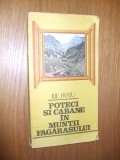 POTECI SI CABANE IN MUNTII FAGARASULUI - Ilie Fratu - 1986, 223 p., Alta editura