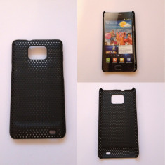 HUSA TOC CARCASA SAMSUNG GALAXY S2 SII I9100!PERFORATED BLACK!OKAZIE![306] foto