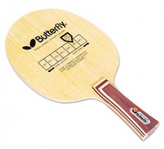 Paleta profesionala tenis de masa / ping pong. Asamblata. Lemn Butterfly Petr Korbel OFF - Made in Japan, fete DHS Hurricane II si III. Nou foto
