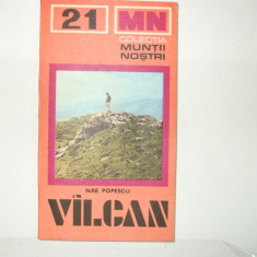 Vîlcan colecția Munții Noștri 21 cu harta Nae Popescu 1979 032