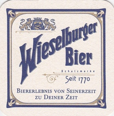 Suport de pahar / Biscuite WIESELBURGER BIER foto