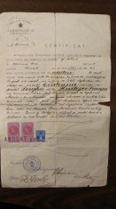 PVM - Autentificare Certificat de Nastere 08.01.1938, comuna Leca (judet Ismail) foto