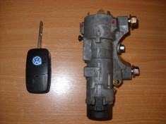 Set contact cheie briceag modul contort VW Golf Bora Octavia foto
