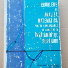 PROBLEME DE ANALIZA MATEMATICA PENTRU CONCURSURILE DE ADMITERE IN INVATAMANTUL