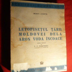 Miron Costin - Letopisetul Tarii Moldovei ... -Ed. 1944