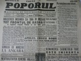 POPORUL - MARE ZIAR DE INFORMATII SI REPORTAJ - 9 IANUARIE 1944 - DIRECTOR IOAN C. GREGORIAN