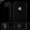 FOLIE IPHONE 4 CARBON FULL BODY FATA+SPATE+LATERALE-NEAGRA