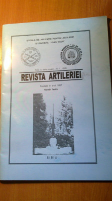 revista artileriei anul 1,nr. 1 (numar festiv ) - din anul 1998 foto