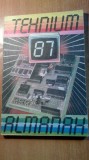 Almanah Tehnium 1987 - Carte Bibliofilie