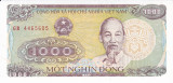 Bancnota Vietnam 1.000 Dong 1988 - P106 UNC