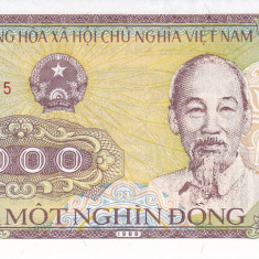 Bancnota Vietnam 1.000 Dong 1988 - P106 UNC