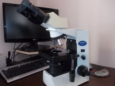 Olympus CX31 Binocular Microscope - Four Objectives foto