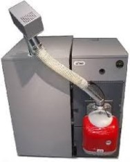Vand centrala termica pe peleti Ferroli 33 Kw cu puffer de 500l foto