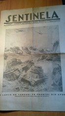 ziarul santinela 16 iunie 1940 (revista saptamanala pentru soldati ) foto