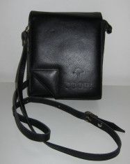 Geanta postas dama JOOP, piele, neagra, stare buna - VINTAGE!!! foto