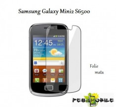 Folie Protectie Mata Samsung Galaxy Mini 2 S6500 foto