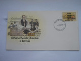 FDC Australia-150 de ani de Educatie Secundara 1982