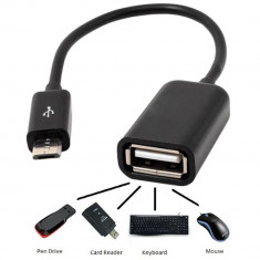 CABLU SAMSUNG GALAXY TAB 3 P5210 10.1 OTG Permite conectarea dispozitivelor compatibile cu conector USB ADAPTOR MICROUSB-USB mouse tastatura stick etc foto