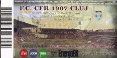 Bilet Fotbal meci CFR 1907 CLUJ - FC RAPID BUCURESTI neindoite foto